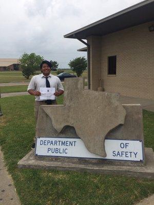 Way to go Sammy and thanks Maverick Driving Academy!