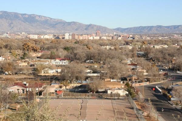 View from park