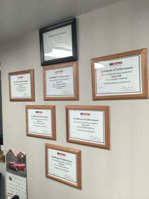 Technician Certifications