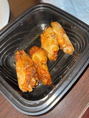 "They're not plain, they're oven roasted" wings