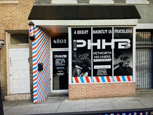 Petworth his and hers barbershop  4803 Georgia Ave NW 20011 District of Columbia