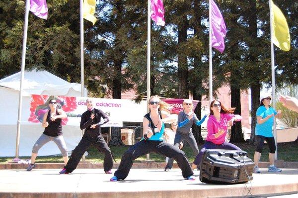 Performing at the San Ramon Art & Wind Festival