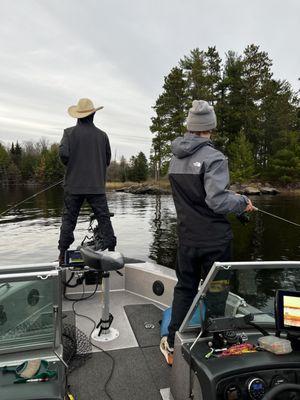 A fishing trip with Voyageurs Adventures