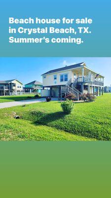 I sell beach houses too in Galveston County.