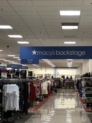 Macy's backstage at Almeda Mall