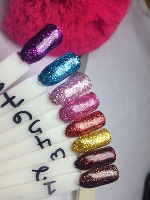 Glitter gels :)