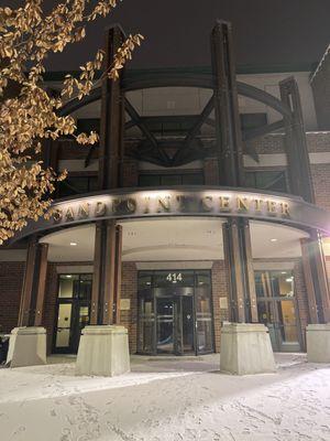 Entrance to the beautiful Sandpoint Center where clinic is located on the 1st floor.