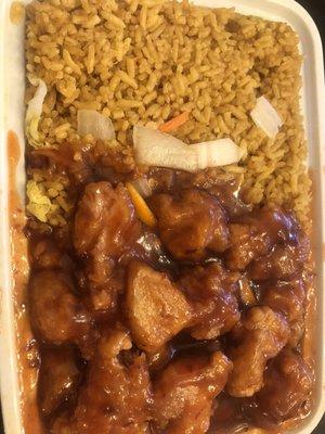 Orange chicken