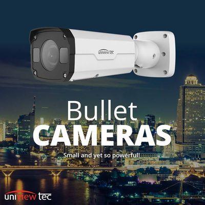 We offer bullet cameras which have excellent resolution