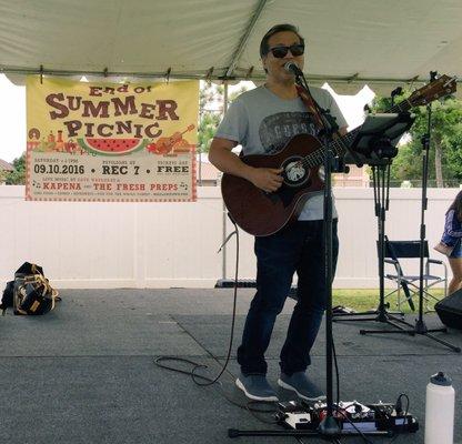 Dave Watanabe at the End Of Summer Picnic 2016. Mililani.