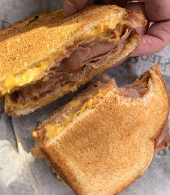 Grilled Ham and Cheese sandwich