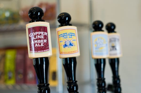 Serving local craft beers, including our Fearrington-Fullsteam seasonal collaboration beer