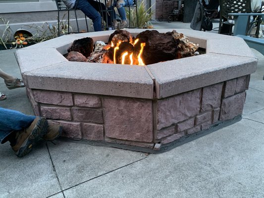 The fire pit