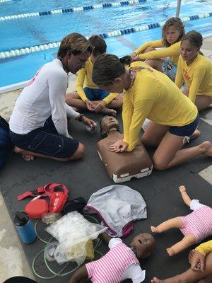 Learn to give rescue breaths and CPR