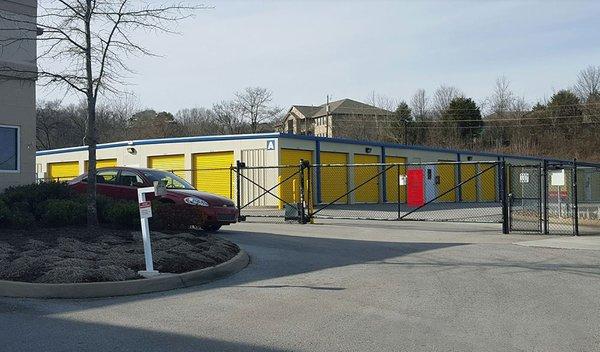 Secure gated access to our outdoor storage units.