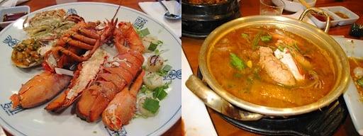 lobster and spicy seafood soup