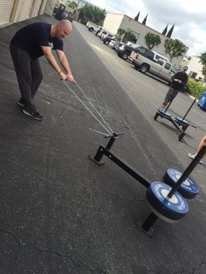 275 lb sled pull!!