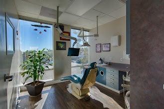 Beautiful sunny exam room