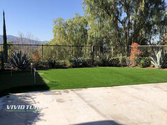 Keep your four-legged friends happy with our comfortable and pet-friendly artificial turf installation.