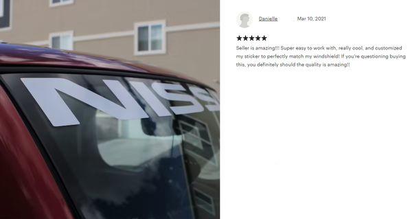 Customers Love Nissan Windshield Banners