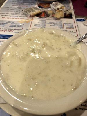 Bowl of New England Clam Chowder