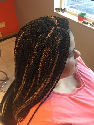 Crochet twist braids