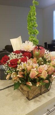 Thank you Clavvus team for the flowers send for my birthday.