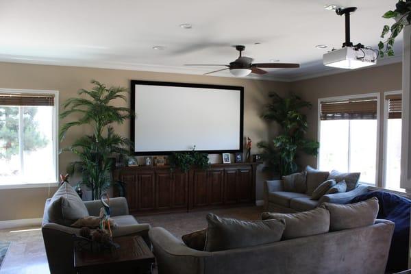 Living Room Projector system