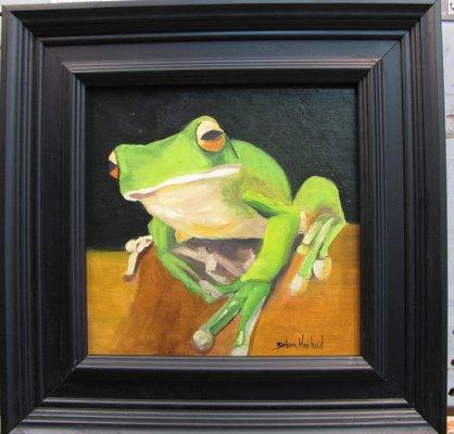 What? A Green Frog by Barbara Haviland