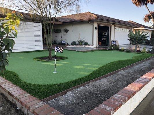 Beautiful putting green in Fountain Valley!