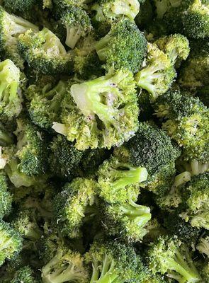 Steamed Seasoned  Broccoli