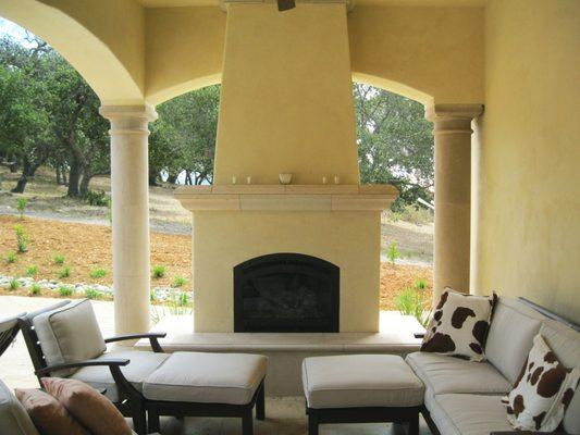 Outdoor Fireplace