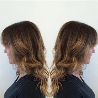 Colormelt and balayage highlights