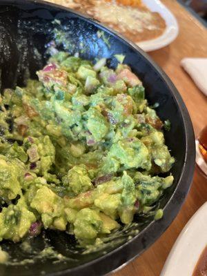 The best table side guacamole ever.