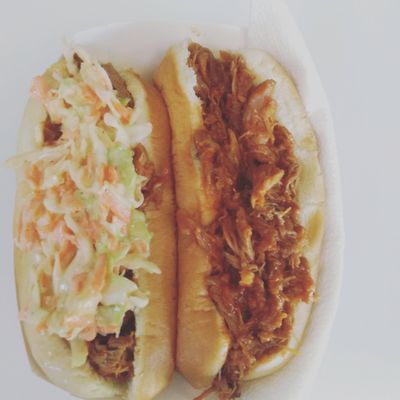 Pulled Pork with or w/out homemade Slaw.