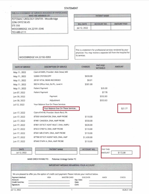 Cost of infection blood testing five times cost of infecting the patient.  patient still pays.