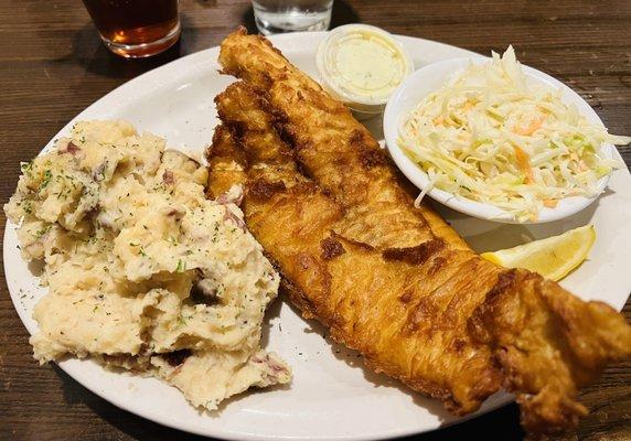 Beer battered fish fry