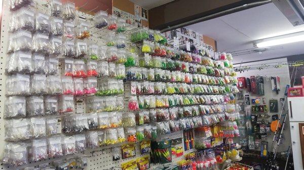 Our amazing selection of Crappie Skirts and Jigs!