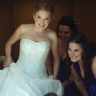 Bridal party hair and makeup done by Corey