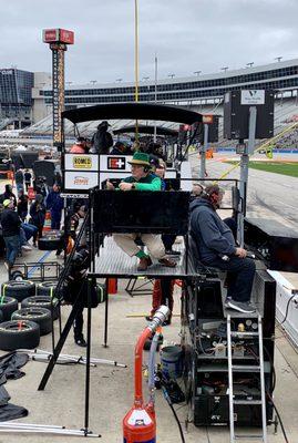 Jim from Old Irish Bed & Breakfast getting the royal treatment at the NASCAR Xfinity Series race.  Great people, great place!!!