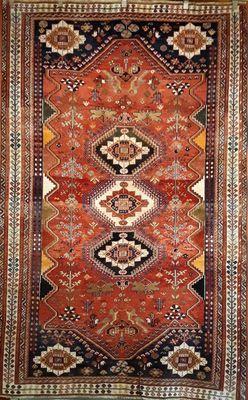 Antique Persian Shiraz 6 x 9.2