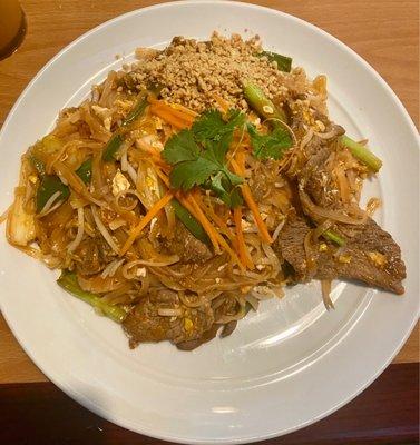 Beef Pad Thai