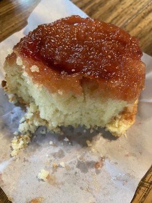 Plum upside cake