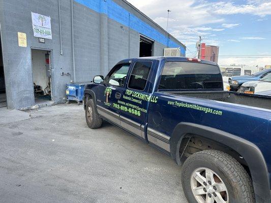 storefront Trop Locksmith las vegas And Truck