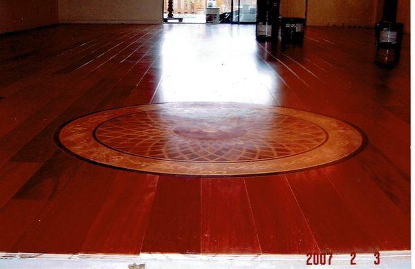 Wood Floor with Inlay