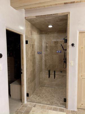 New shower doors - a perfect fit!