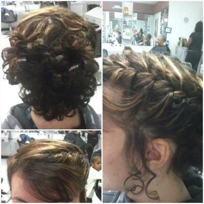 Updo for formal