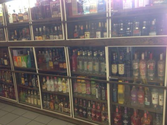 What a PLUS!!!! Huge booze selection