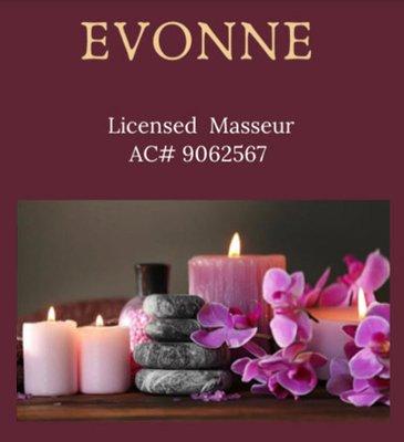 Ask for Evonne.