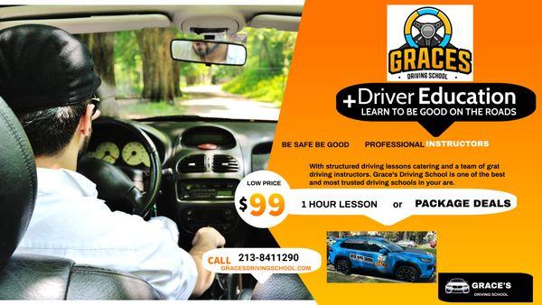 Safe driving starts here! Don't wait any longer, with each lesson you are a step closer to Freedom.